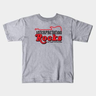 NAI 2022: Interpretation Rocks (Red and Black) Kids T-Shirt